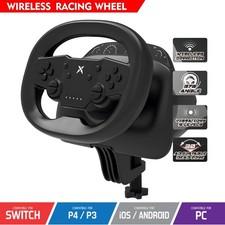 Bluetooth Wireless Racing Gaming Steering Wheel Controller für Switch PC P3 P4