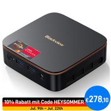 Blackview MP20 Mini PC Ryzen3 3300U 16GB DDR4 512GB SSD Desktop pc Windows 11Pro