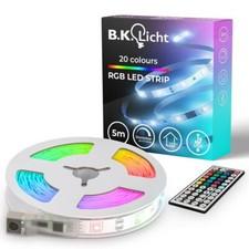 5m LED Band USB Streifen RGB Strip Lichtleiste Lichtschlauch Farbwechsel Dimmbar
