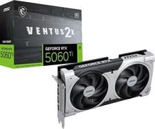 MSI GeForce RTX 5060 Ti 8GB GDDR7 VENTUS 2X OC PLUS Grafikkarte - BRANDNEU