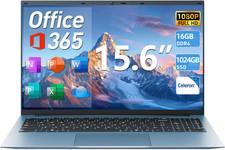 Gaming Notebook 15,6 Zoll 16GB RAM 1TB SSD Intel Core N5100 USB 3.2 Win11 PRO