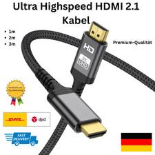 HDMI 2.1 Kabel 8K 60Hz | Ultra High Speed 48 Gbit/s | Ethernet | 1–3 m