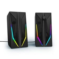 uRage Gaming PC Lautsprecher Set BLAST-R 200 2.0 USB RGB beleuchtet Konsole TV