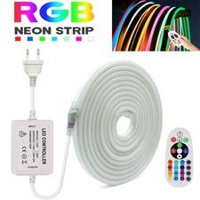 Neon COB LED Streifen 220V 230V Stripe Band Flex Lichtschlauch Außen Beleuchtung