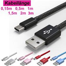 USB C Ladekabel 1m 2m 3m Kabel Datenkabel Schnellladekabel für Samsung Xiaomi LG
