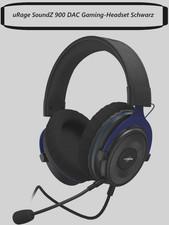 uRage SoundZ 900 DAC Gaming-Headset Schwarz mit abnehmbarem Mikrofon PC/Xbox/PS5
