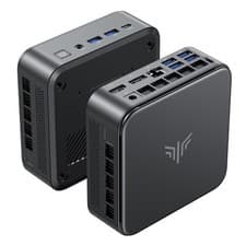 NIPOGI 4K MINI PC AMD Ryzen 5 7530U 16GB LPDDR4X + 512GB SSD BT WIFI 6 Win11 Pro