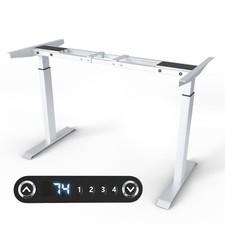Tischgestell Höhenverstellbar Schreibtisch Rahmen Elektrisch Doppelmotor - 140kg