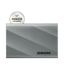 SAMSUNG T9 PC/Mac Festplatte, 4 TB SSD, extern, Grau