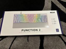 NZXT Function 2 Gaming-Tastatur Weiß QWERTZ RGB NEU OVP
