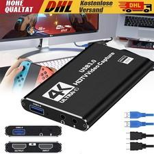 Game Capture Card USB 3.0 4K HD Audio Videoaufnahmekarte HDMI Videoaufnahmegerät