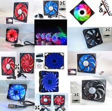 Lüfter PC Gehäuse Netzteil RGB LED 8cm 12cm 14cm 2 / 3 / 4 Pin DC 12V sehr leise