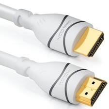 1m HDMI Kabel 4K UHD 2160p HDMI 2.0 FULL HD 1080p 3D TV Beamer Monitor weiß