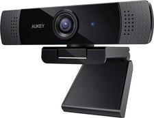 AUKEY Webcam 1080 Dual Mic PC-LM1E Black/Schwarz , USB 2.0 NEU