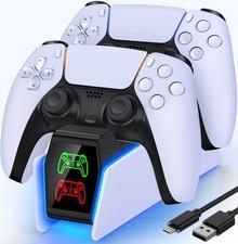 PS5 Controller Ladestation mit LED Anzeige für Playstation 5 Slim/Pro Controller