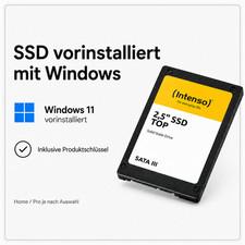 SSD Festplatte mit Windows 11 vorinstalliert | Für PC & Laptop 2,5 Zoll
