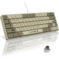 AJAZZ AK680 65 % kabelgebundene mechanische Tastatur mit Hot-Swap-Funktion
