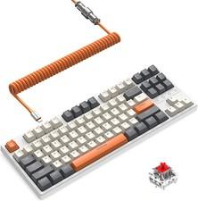 75% Mechanische Gaming-Tastatur TKL Triple Mode 2.4GHz/BT 5.0/Type-C RGB Backlit