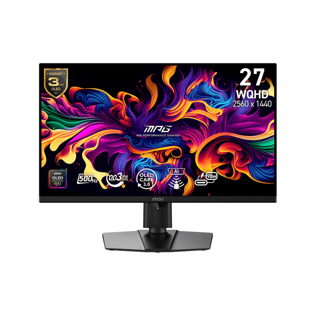 MSI MPG 271QRDE QD-OLED X50 - 500Hz, PD 98Watt OLED (QD-OLED), Quantum-Dot