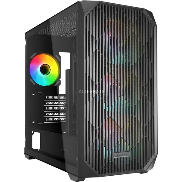 Sharkoon MK3 RGB , Tower-Gehäuse schwarz, Tempered Glass