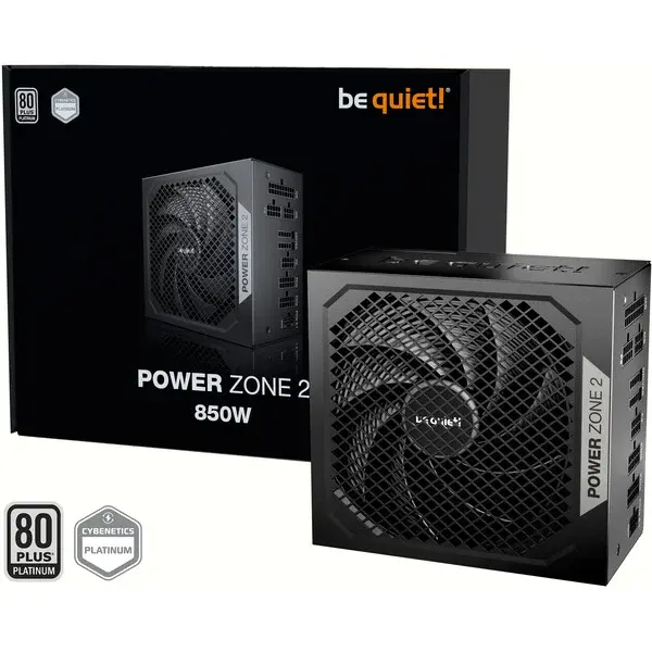 be quiet! POWER ZONE 2 850W, PC-Netzteil schwarz, 1x 12 Pin High Power GPU, 3x PCIe, 850 Watt