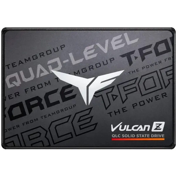 Team Group VULCAN Z QLC 2 TB, SSD schwarz/grau, SATA 6 Gb/s, 2,5"
