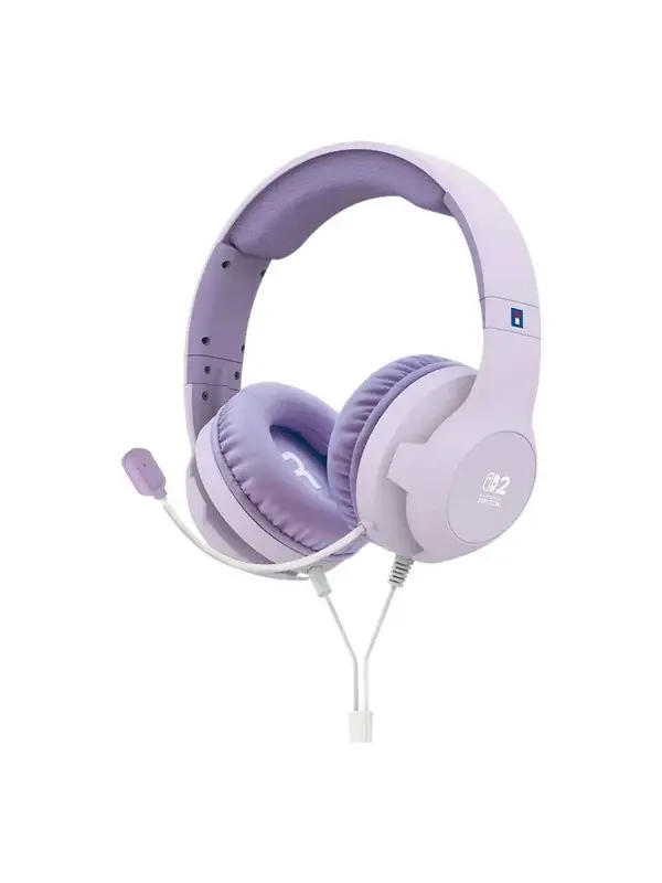 HORI Gaming Headset - Lavender - Wired - Nintendo Switch 2