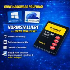 SSD Festplatte mit vorinstallierten Windows 10 Windows 11 für PC Laptop Notebook