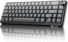ATTACK SHARK X66 65% Mechanische Tastatur mit Knopf, Hot Swap RGB Gaming Tastatu