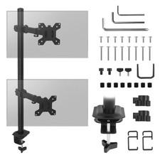 Doppelte Vertikale Monitorhalterung 13-27" VESA 75x75 und 100x100 max. 9kg