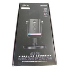 FIFINE USB XLR Mikrofon für Streaming Podcast Studio, Dynamisch Microphone Gamin