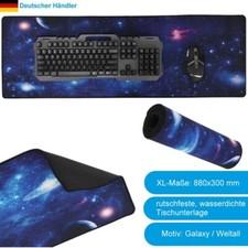 XXL Gaming Mauspad / Tastaturpad - Galaxy - 88x30cm - Schreibtisch - Anti-Rutsch