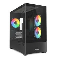 Sharkoon MK6 Micro ATX Computergehäuse RGB PC-Gehäuse Tower-Gehäuse PC-Case