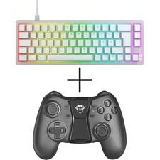 CHERRY XTRFY K5V2 Mechanische Tastatur&Trust GXT 590 Gamepad Wireless Controller