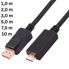 DisplayPort auf HDMI Adapter Kabel 2160p 4K60Hz DP 1.4 HDR10 1m 2m 3m 5m 7m 10m