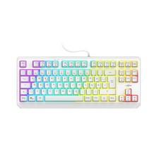 uRage Gaming PC Tastatur Keyboard Exodus 220 TKL RGB Slim USB-A QWERTZ Weiß