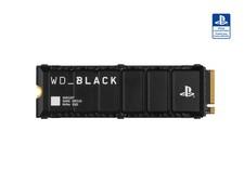 WD_BLACK SN850P NVMe™ mit Heatsink für PS5 Konsolen™, 4 TB, Gaming SSD, Schwarz