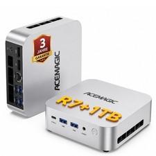 ACEMAGIC 4K M1 Mini PC AMD R7 7735HS 24GB LPDDR5 1TB SSD Windows 11 Pro WIFI6
