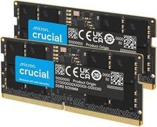 Crucial DDR5 RAM 32GB Kit (2x16GB) 5600MHz SODIMM Arbeitsspeicher für Laptop
