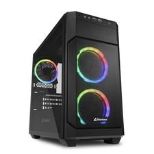 Sharkoon V1000 Computergehäuse RGB Micro ATX PC-Gehäuse Micro-Tower Gehäuse