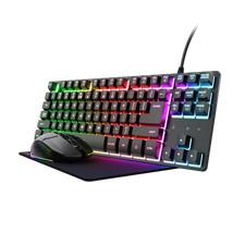 Trust GXT794 3-in-1 Gaming Bundle Bundle bestehend aus Tastatur, Maus und Mauspa