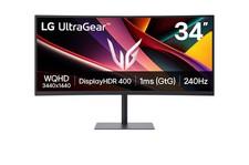 LG 34G630A 34" UltraGear Curved WQHD Gaming Monitor 240Hz 1ms HDR400