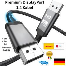 DisplayPort 1.4 Kabel 8K 60Hz | DP→DP | 1–3 m | Schwarz