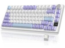 AJAZZ AK820PRO 75% TKL Mechanische Tastatur, 2.4G Wireless/BT5.1/USB-C verkabelt