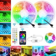 RGB LED Stripe Wasserdicht Leiste Streifen Band Licht Leuchte Lichterkette 1-30m