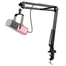 FIFINE XLR Streaming Mikrofon mit Arm für Podcast USB Dynamisch PC Microphone