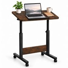 Laptoptisch Laptop Pult Beistelltisch Stehpult Stehtisch höhenverstellbar Rollen