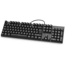Hama USB Mechanische Tastatur Office Keyboard QWERTZ Voll-Tastatur Ziffernblock