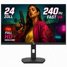 GAMEPOWER Lunis L20 24 Zoll Gaming Monitor 240Hz VA FullHD 0,5ms HDR400 HDMI 2.1
