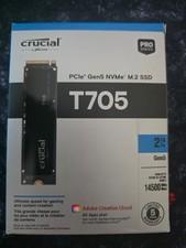 Crucial T705 SSD 2TB M.2 PCIe Gen5 NVMe Internes Solid-State-Module
